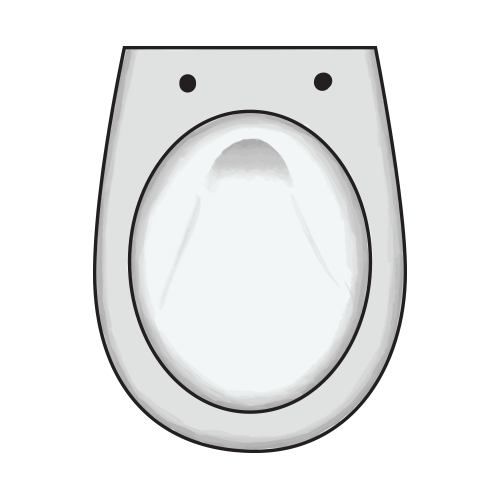 Toiletzitting Standaard vorm