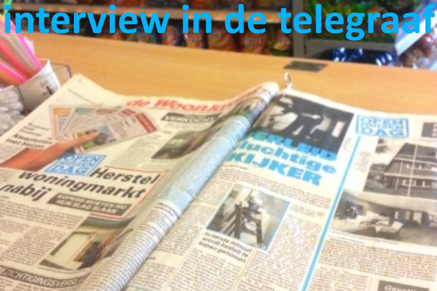 Interview in de Telegraaf