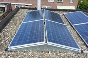 zonnepanelen plat dak